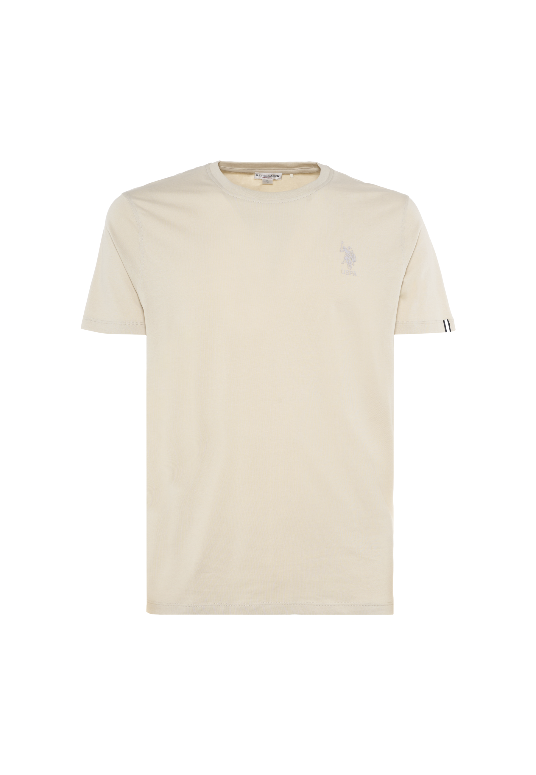 T-shirt da uomo in in cotone stretch con logo
