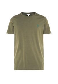 T-shirt da uomo in in cotone stretch con logo
