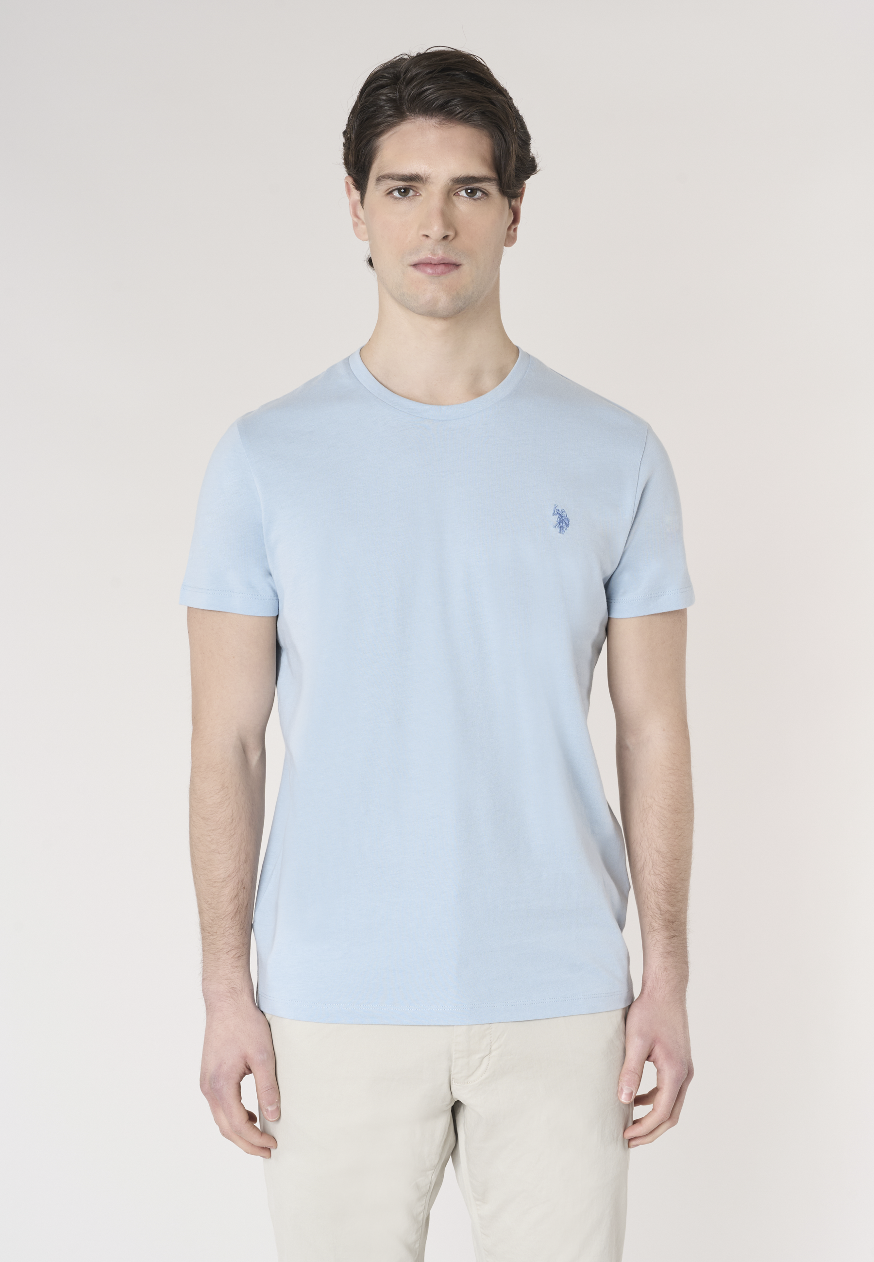 T-shirt girocollo in cotone
