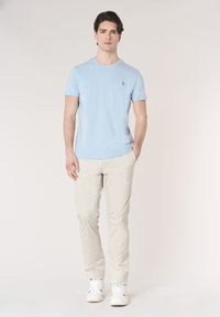T-shirt girocollo in cotone