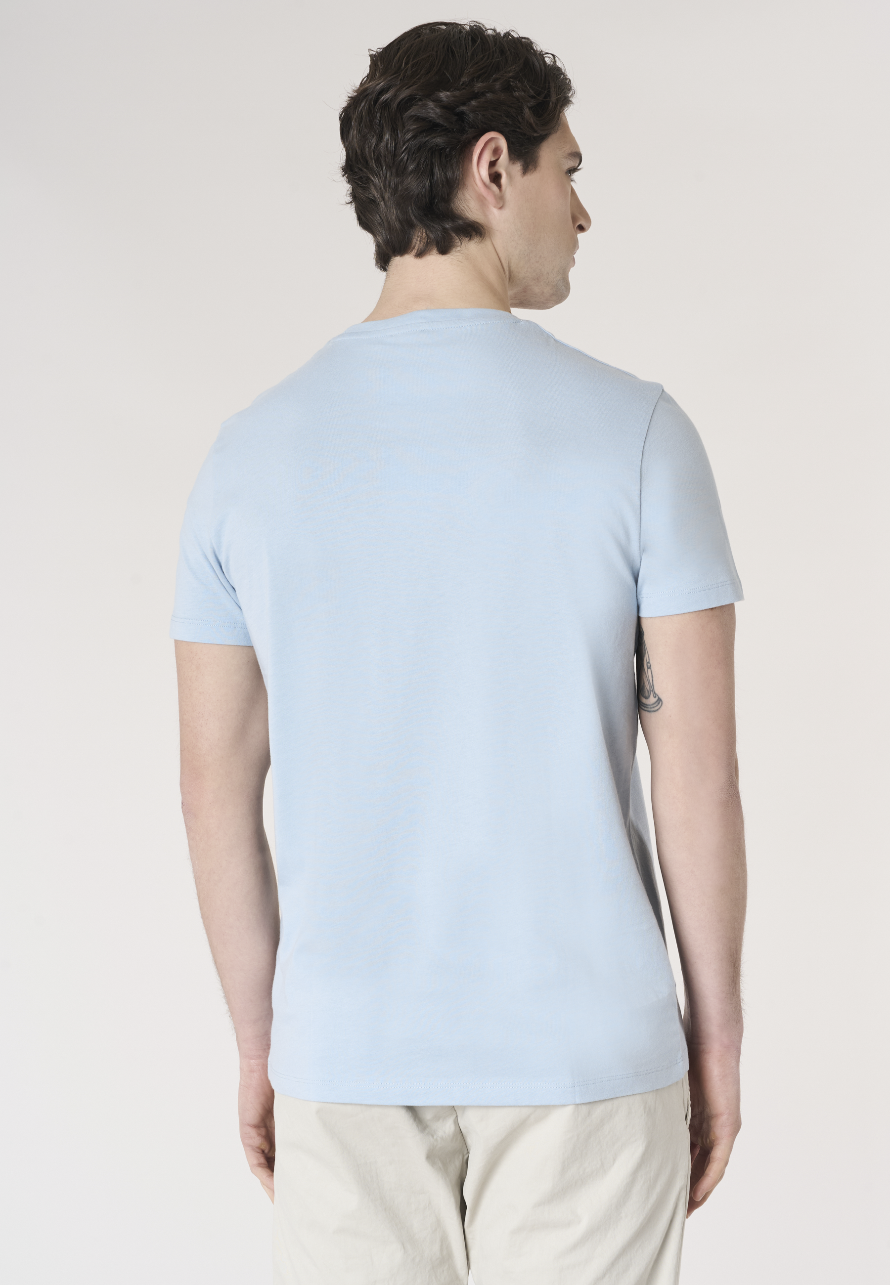 T-shirt girocollo in cotone