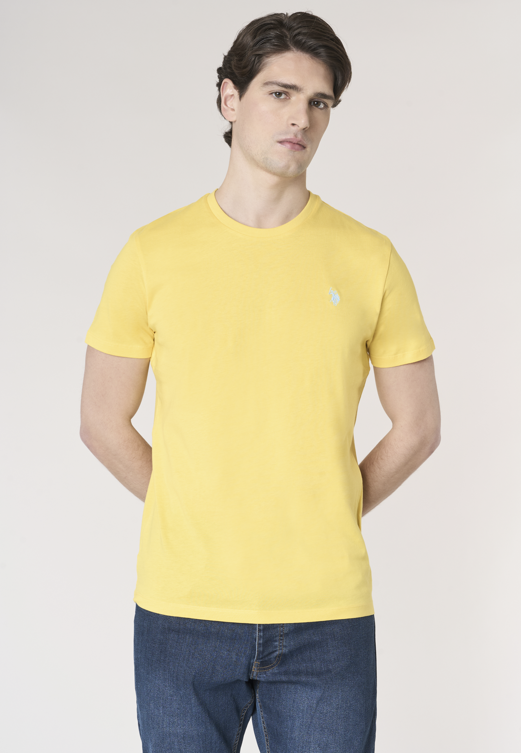 T-shirt girocollo in cotone