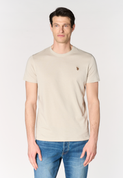 T-shirt girocollo in cotone