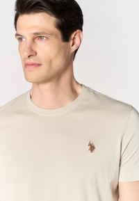 T-shirt girocollo in cotone