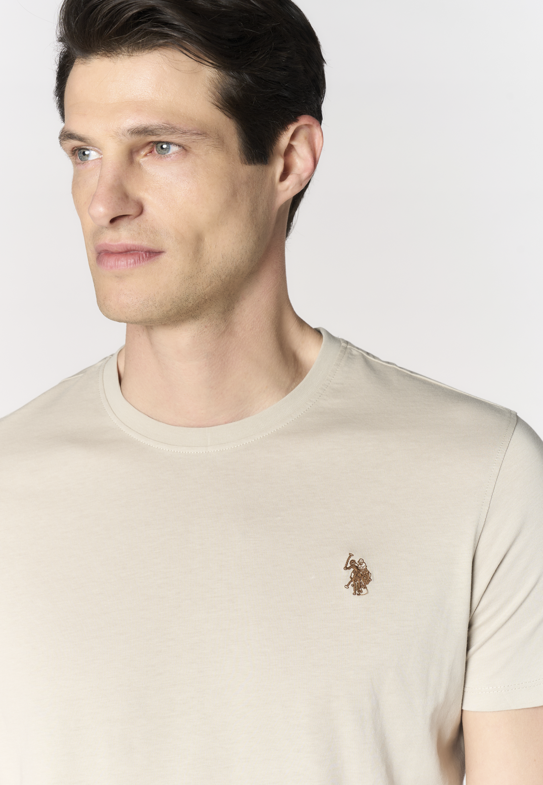T-shirt girocollo in cotone