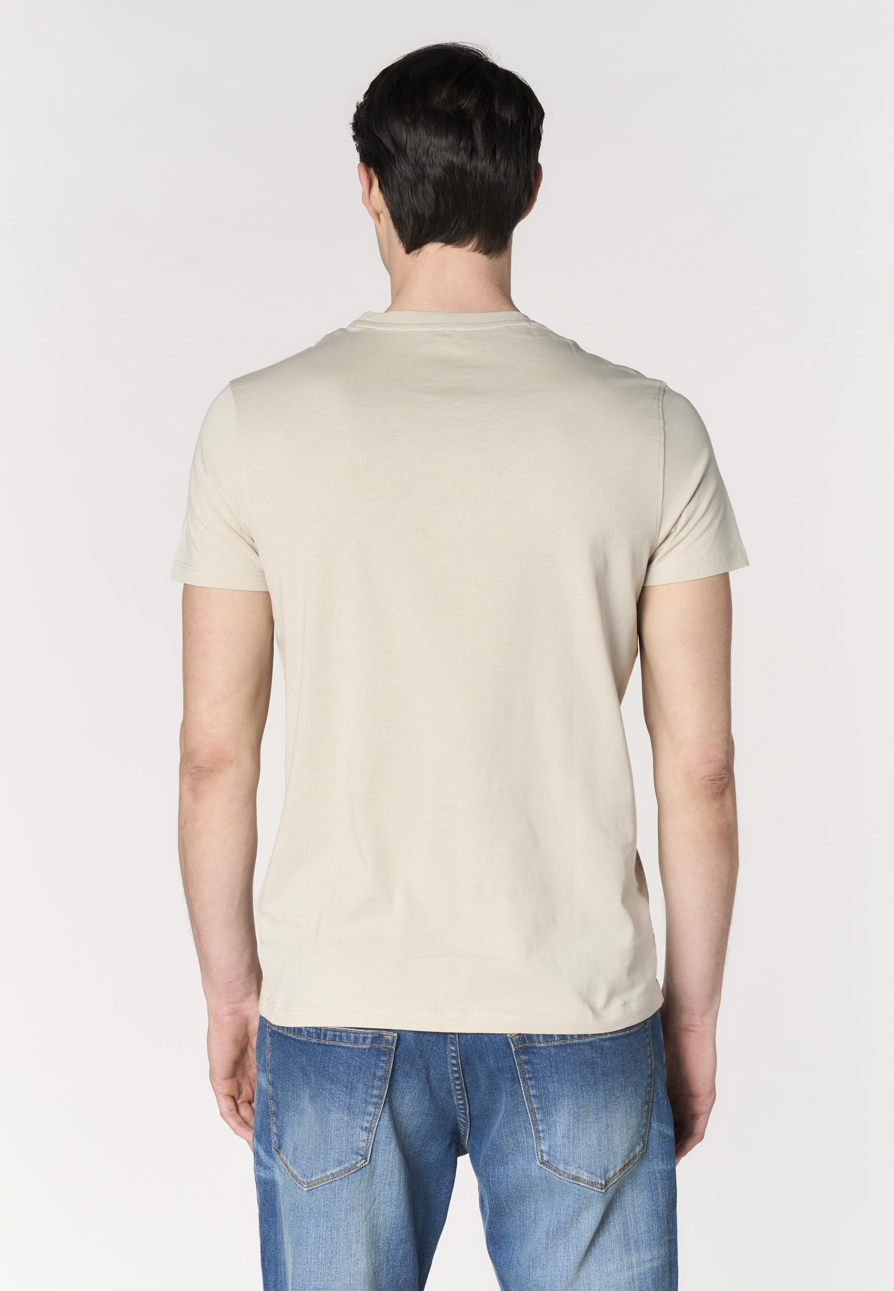 T-shirt girocollo in cotone