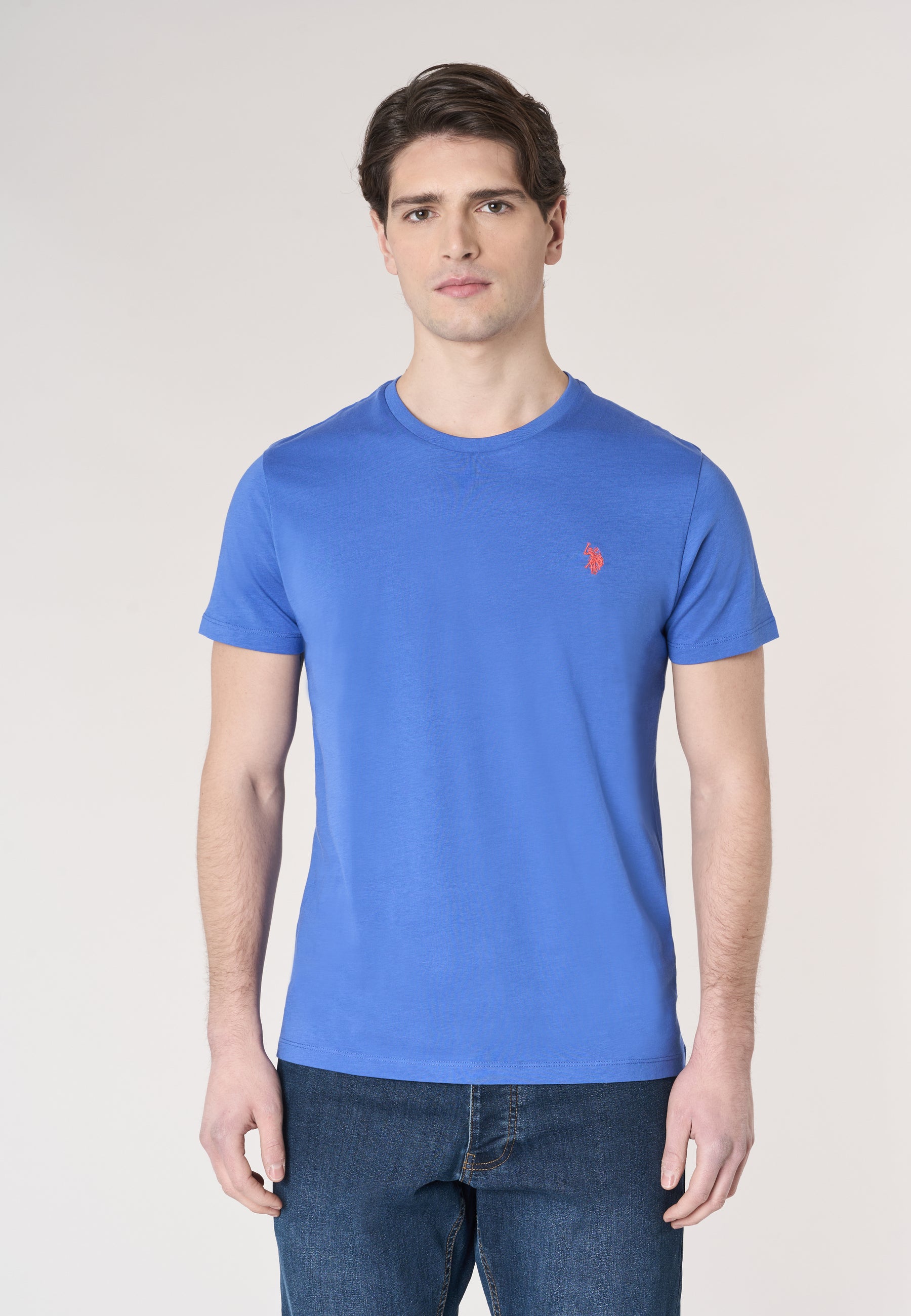 T-shirt girocollo in cotone