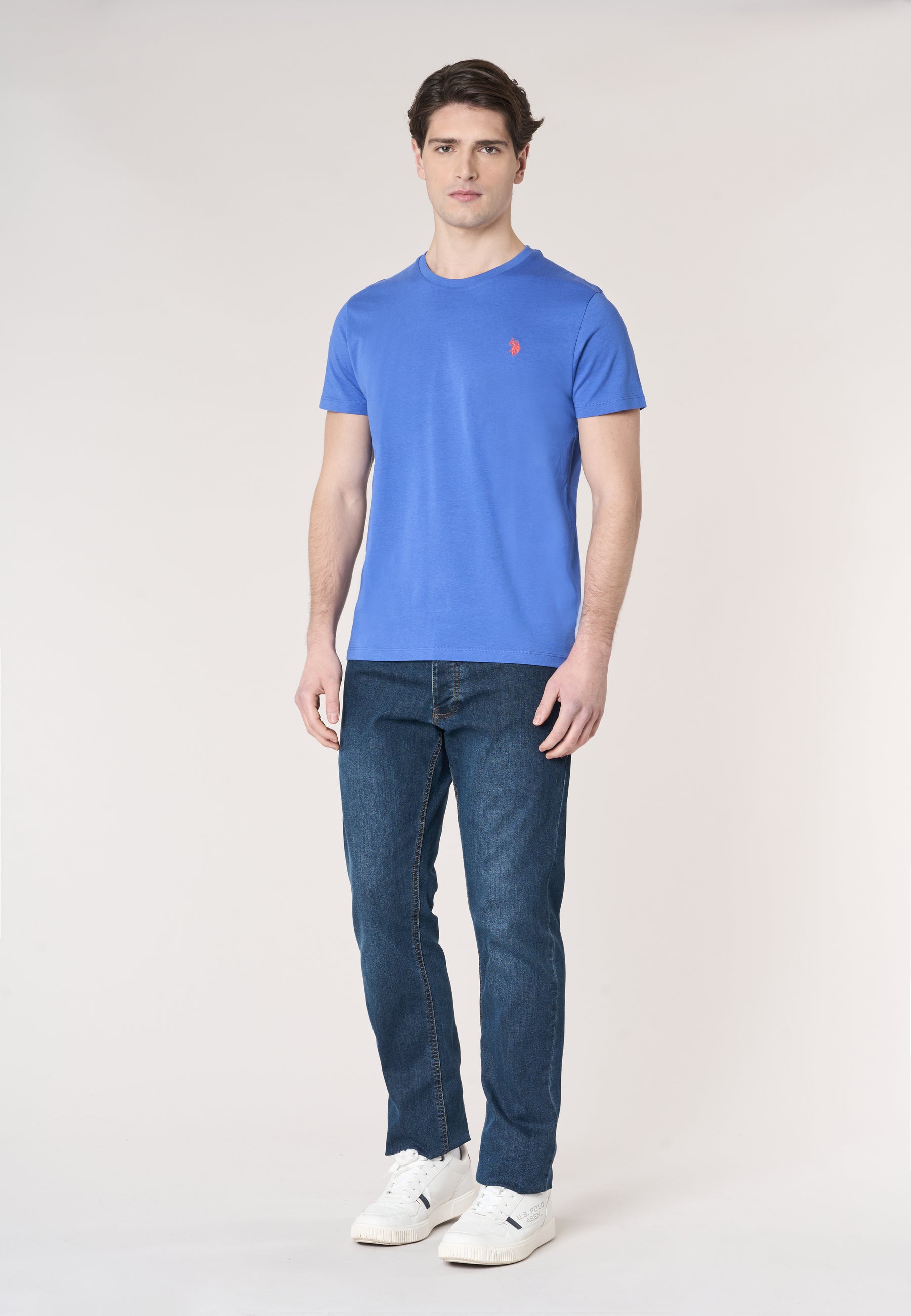 T-shirt girocollo in cotone