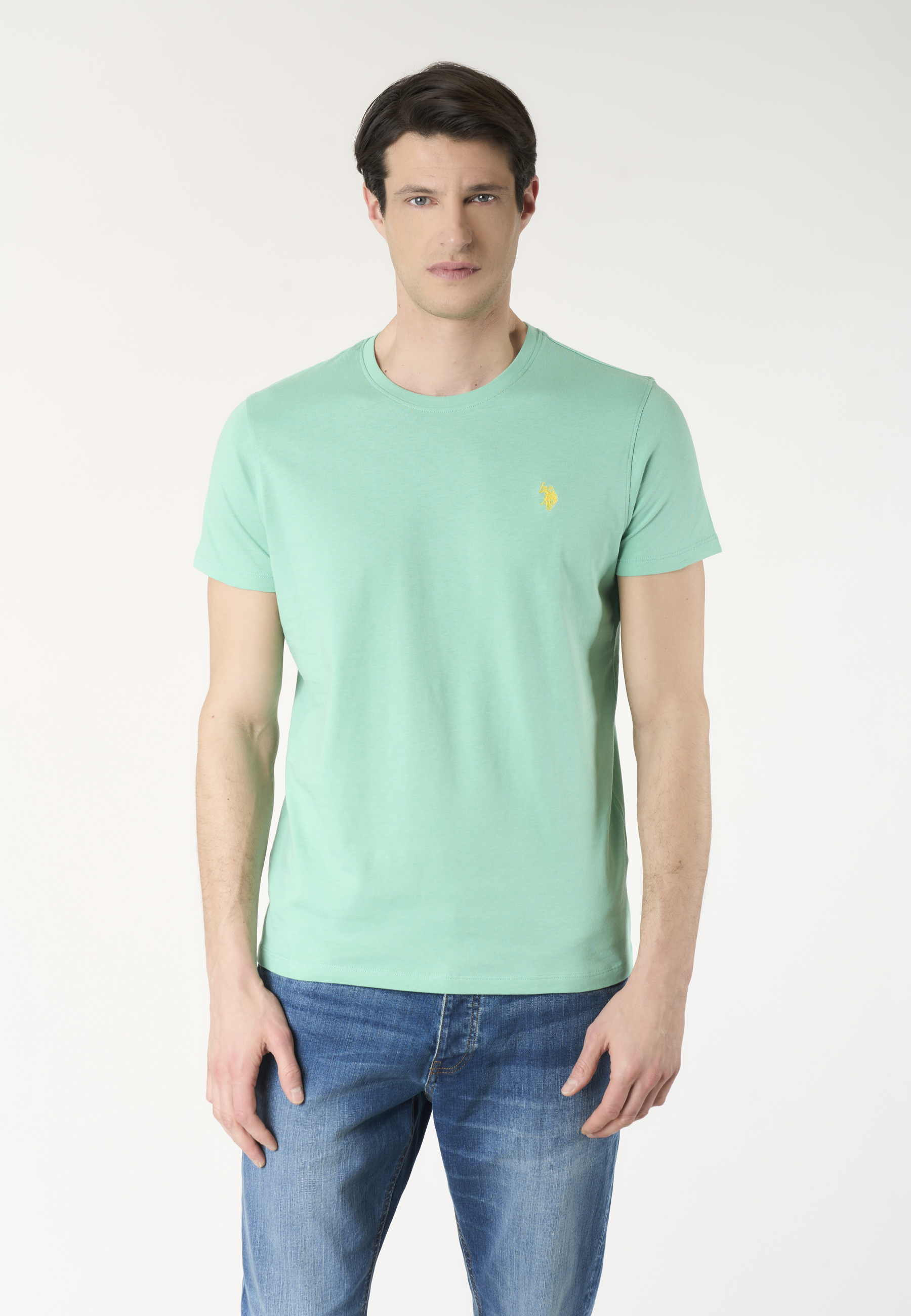 T-shirt girocollo in cotone