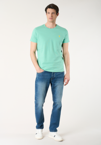 T-shirt girocollo in cotone