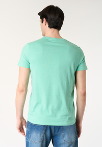 T-shirt girocollo in cotone