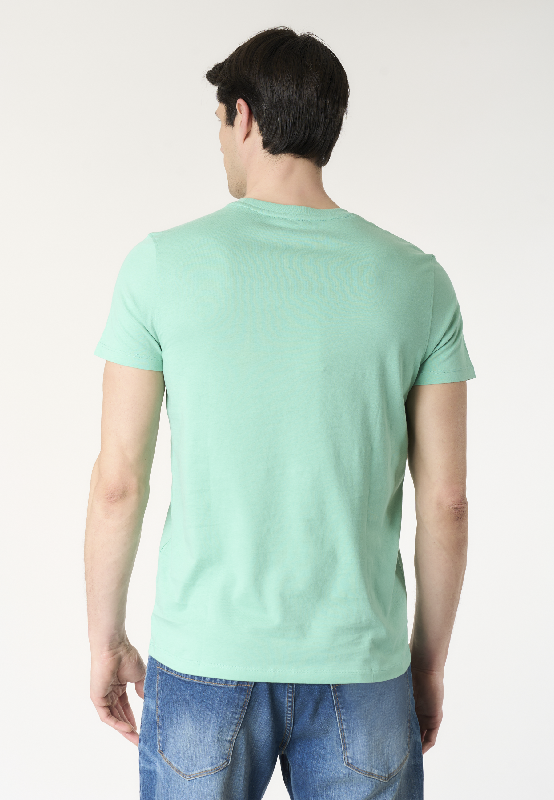 T-shirt girocollo in cotone