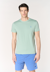 T-shirt girocollo in cotone
