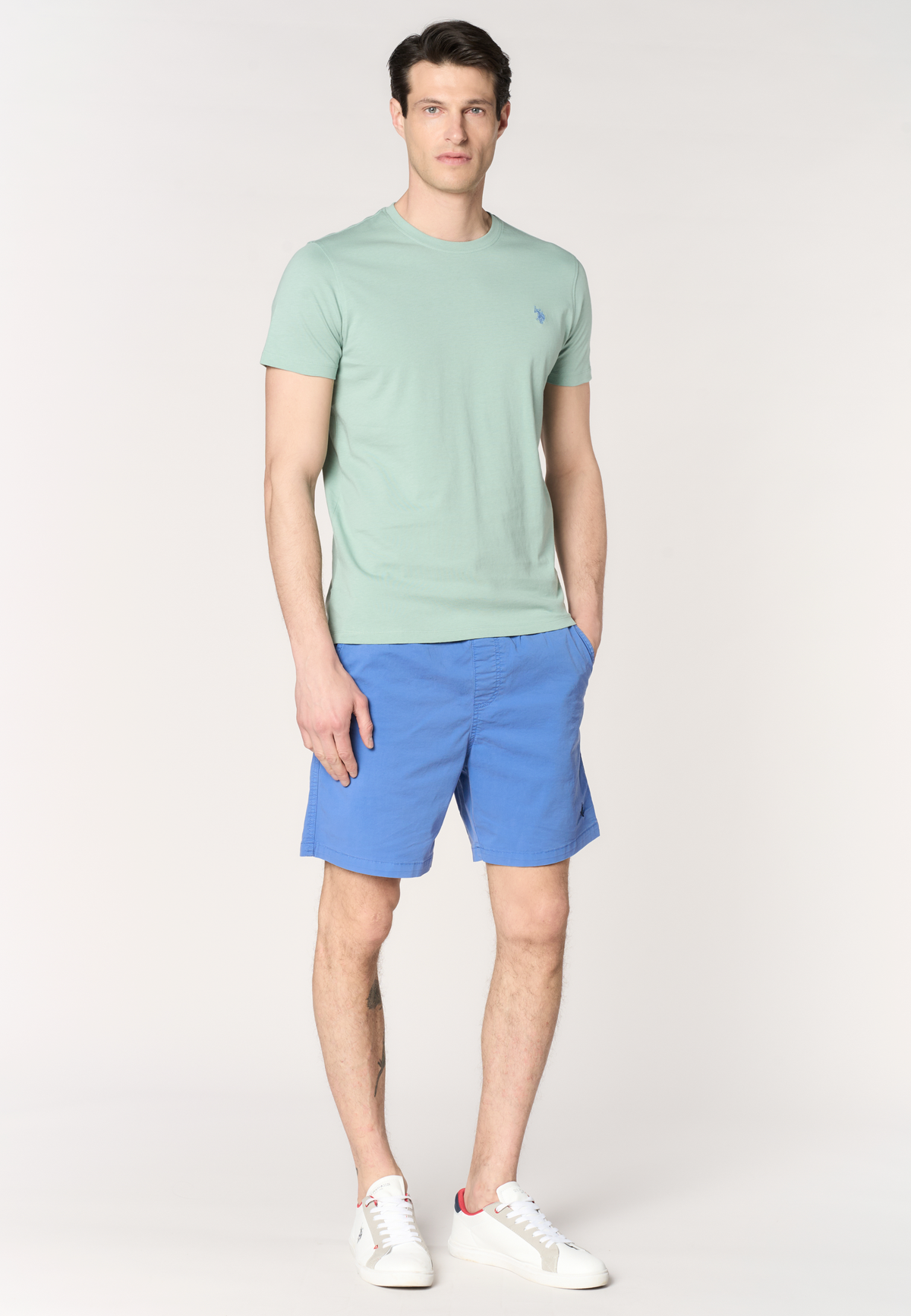T-shirt girocollo in cotone