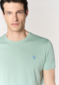 T-shirt girocollo in cotone