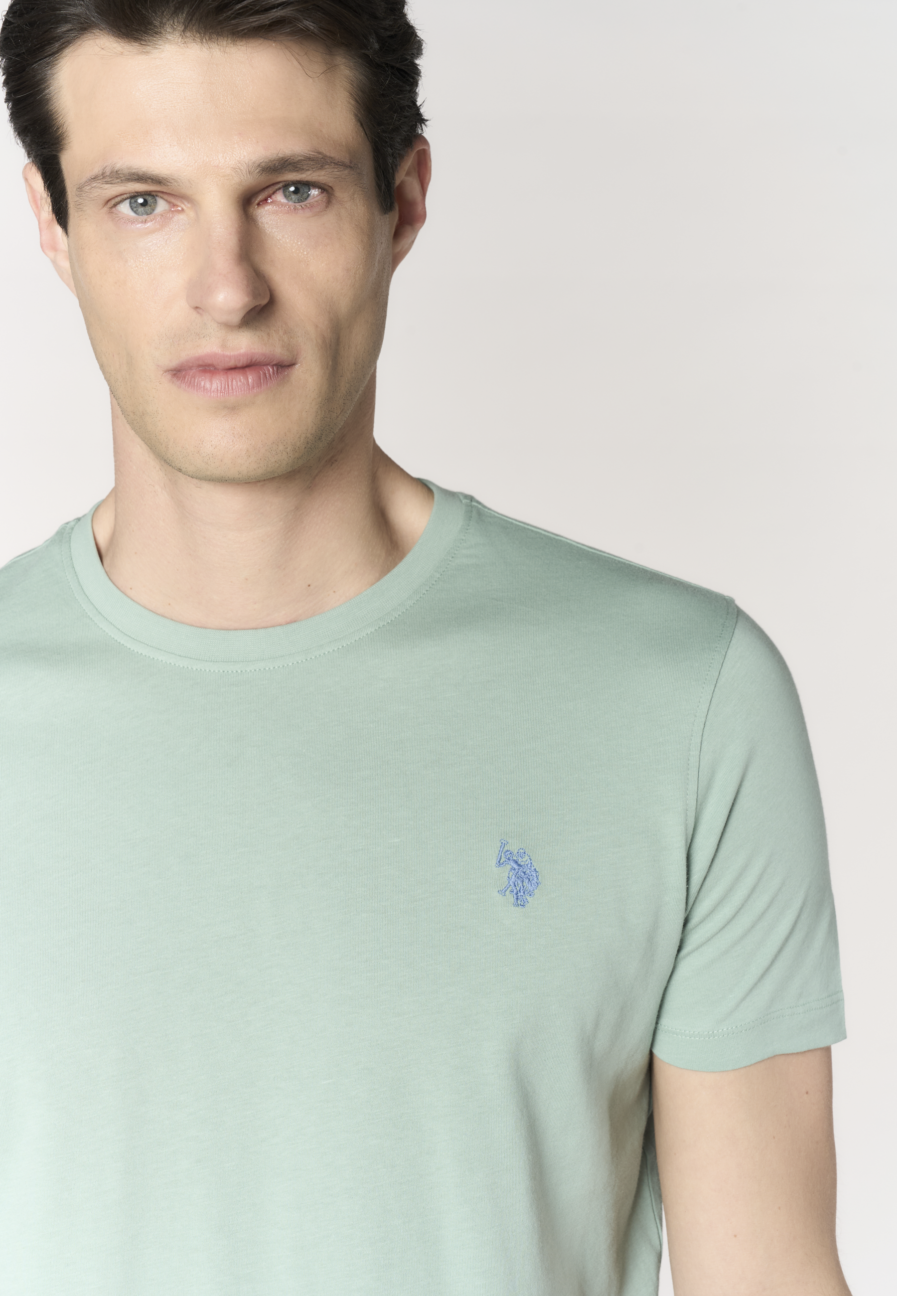 T-shirt girocollo in cotone