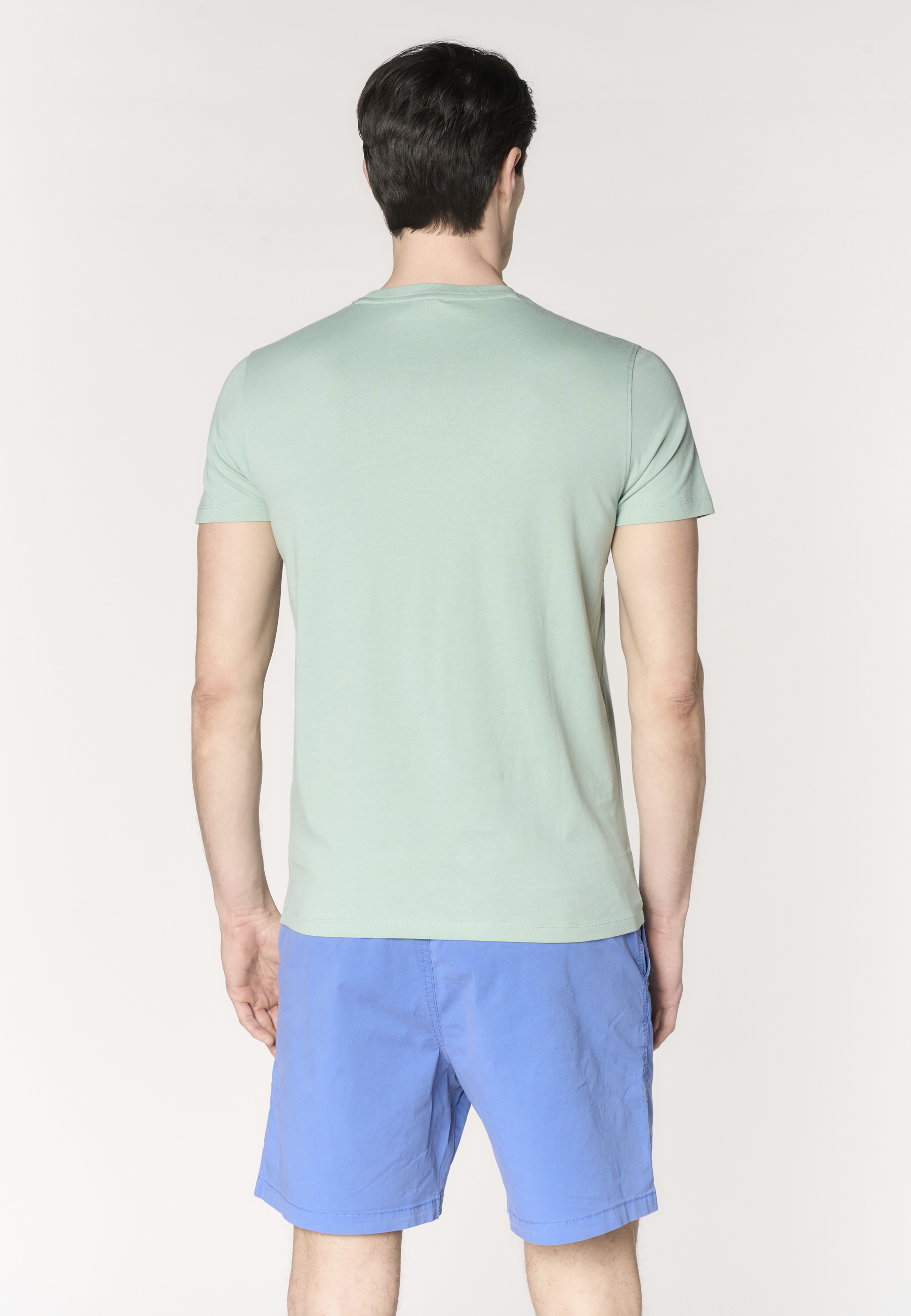 T-shirt girocollo in cotone