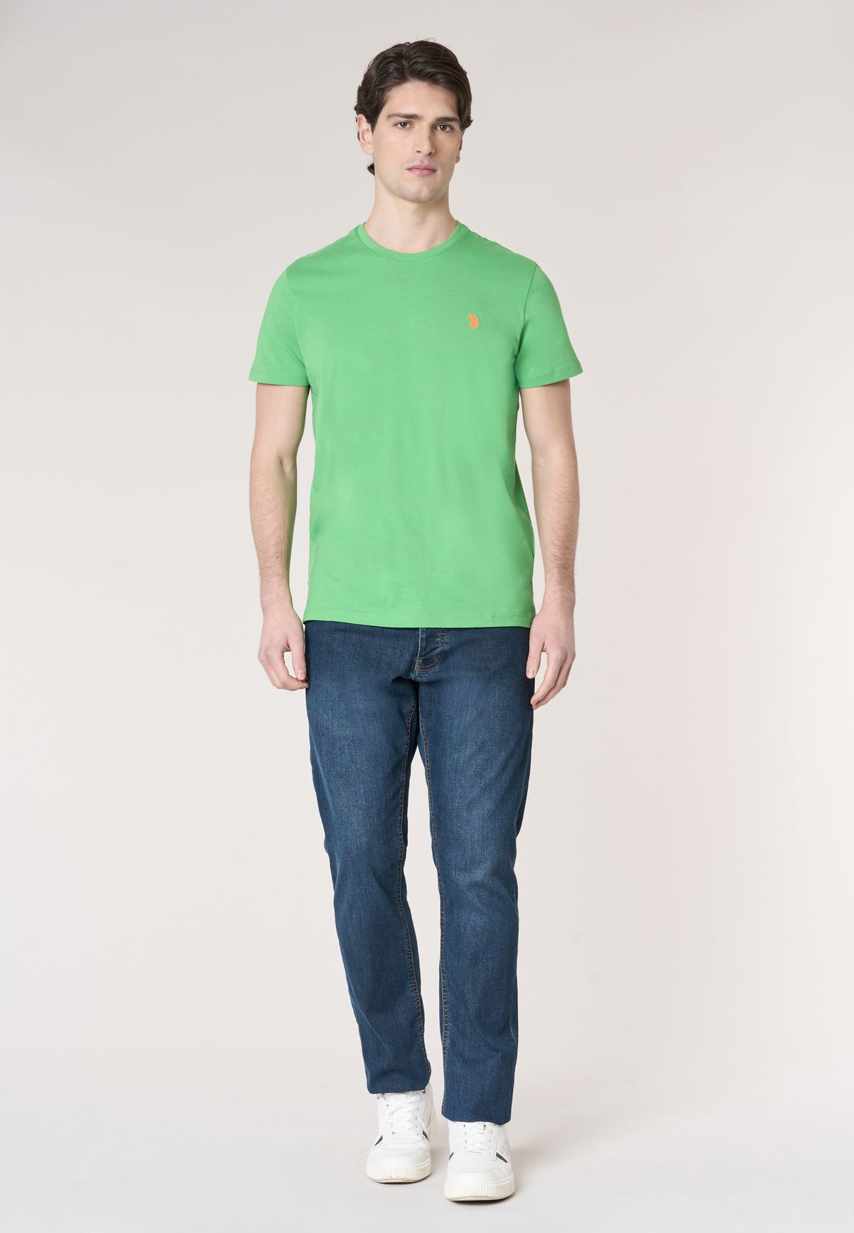 T-shirt girocollo in cotone