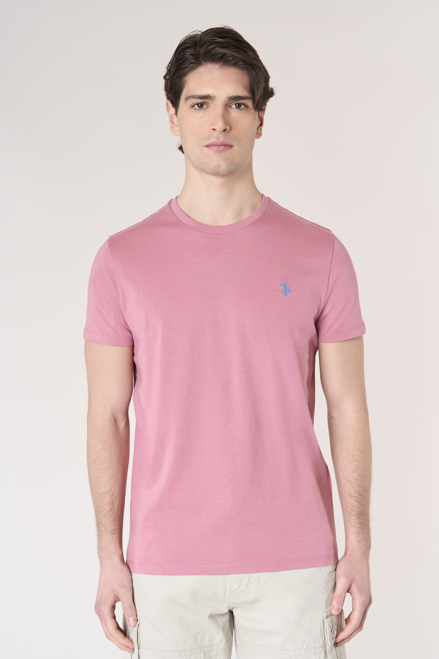 T-shirt girocollo in cotone