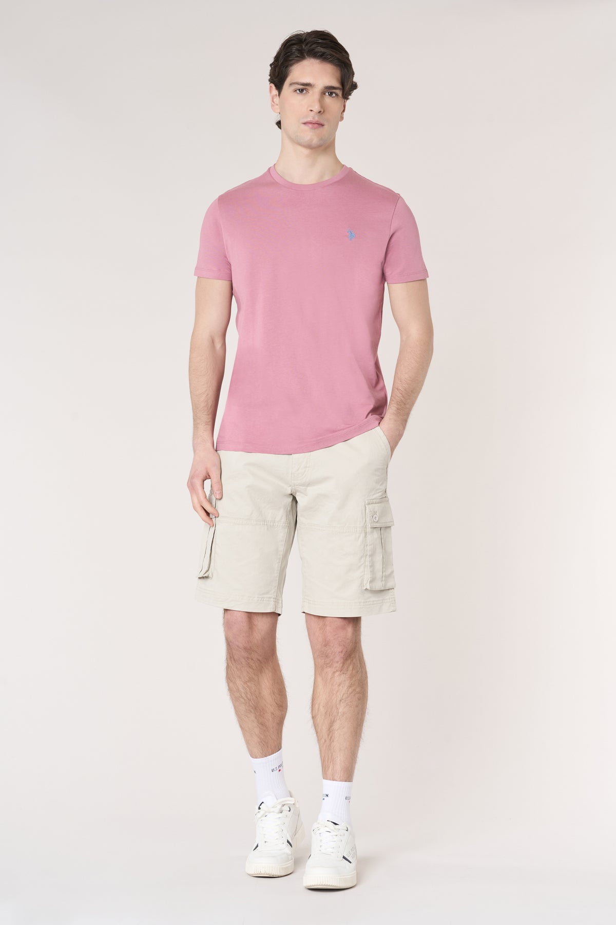 T-shirt girocollo in cotone