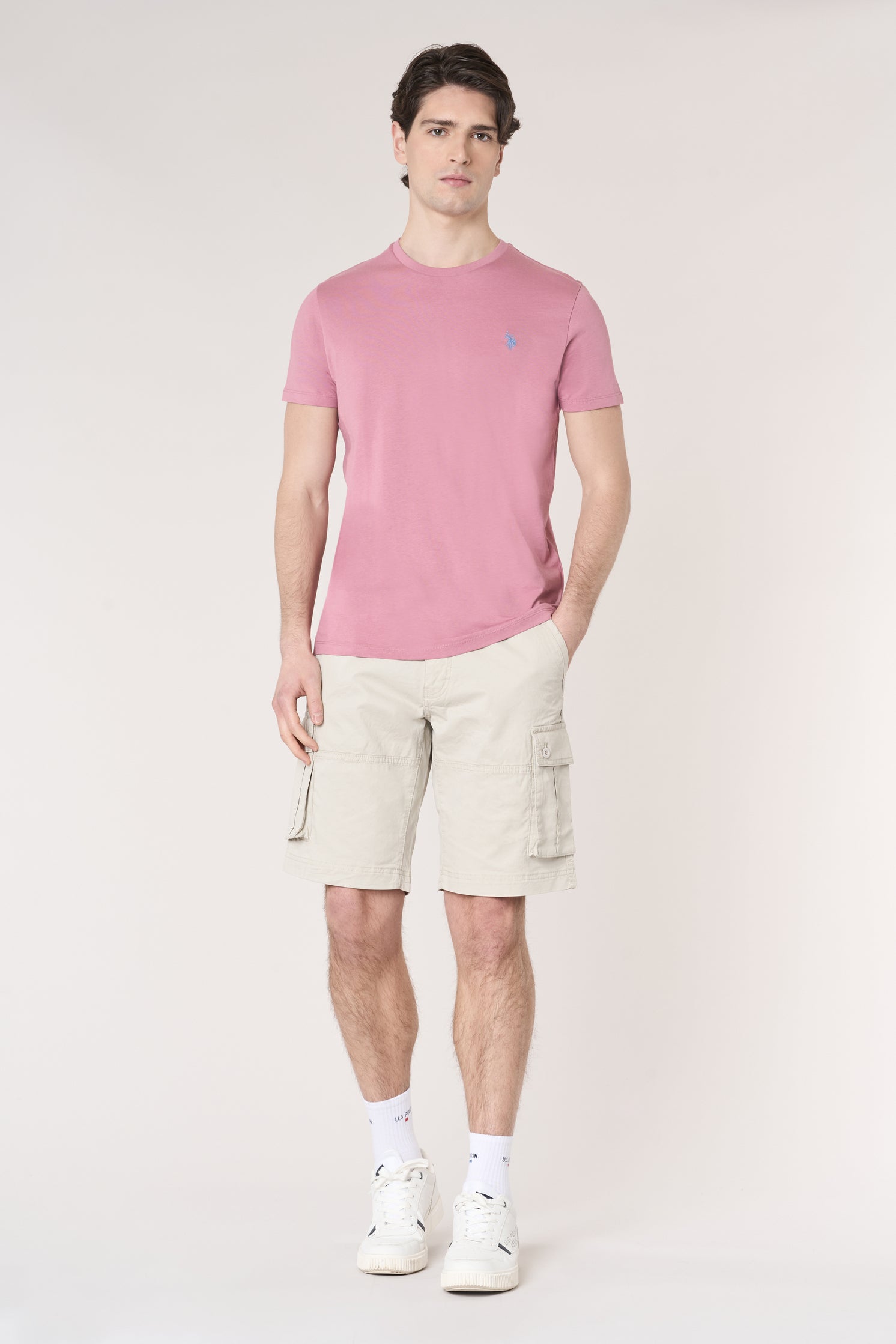 T-shirt girocollo in cotone