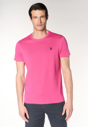 T-shirt girocollo in cotone