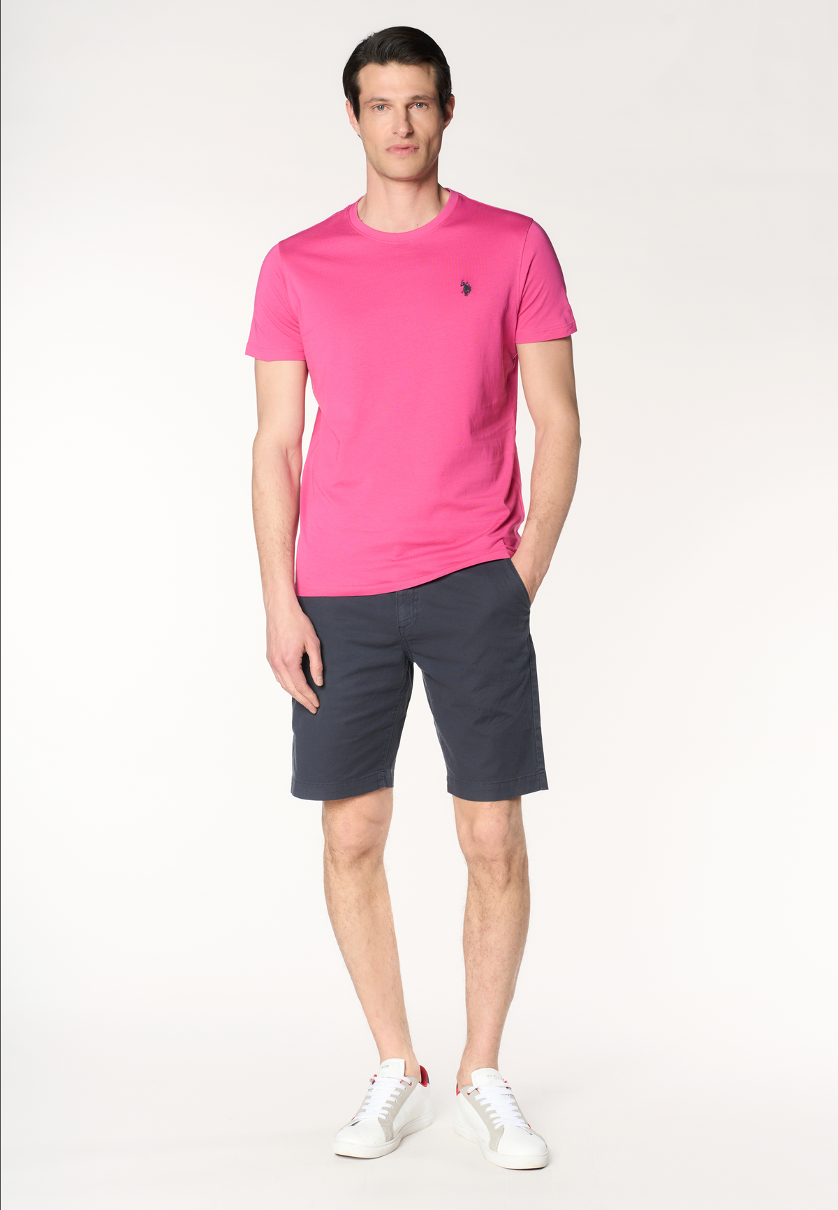 T-shirt girocollo in cotone