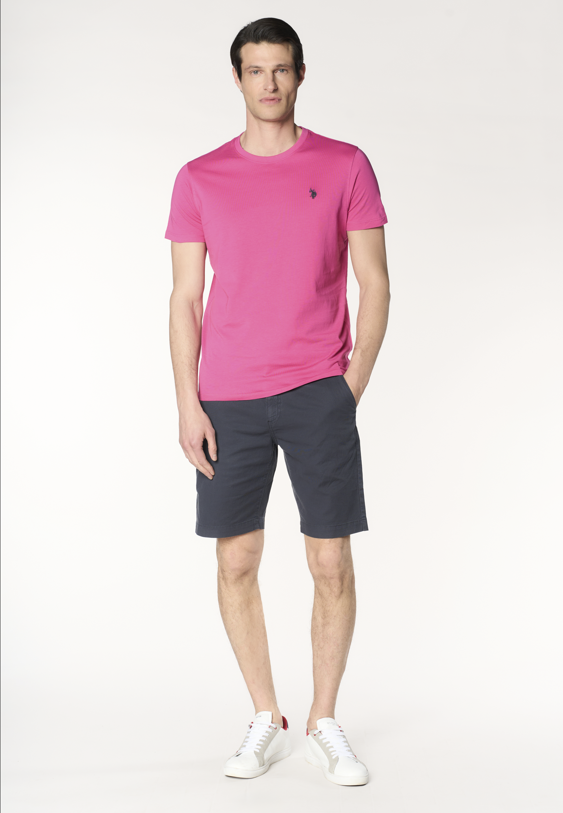 T-shirt girocollo in cotone