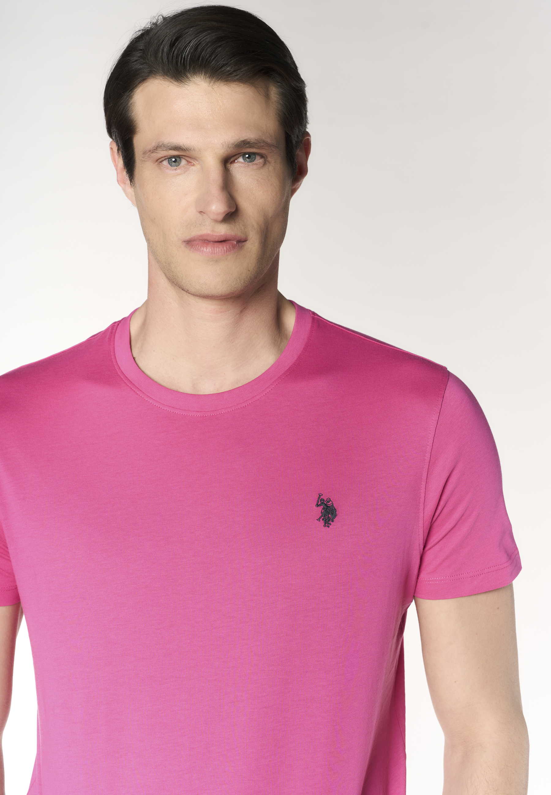 T-shirt girocollo in cotone
