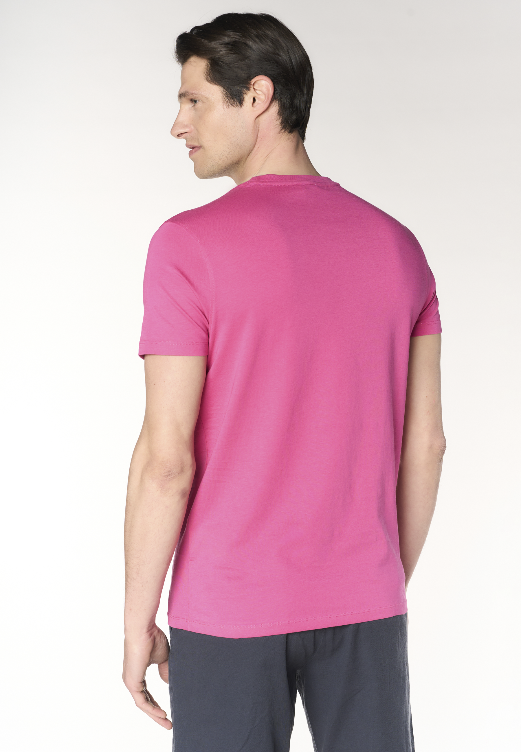 T-shirt girocollo in cotone
