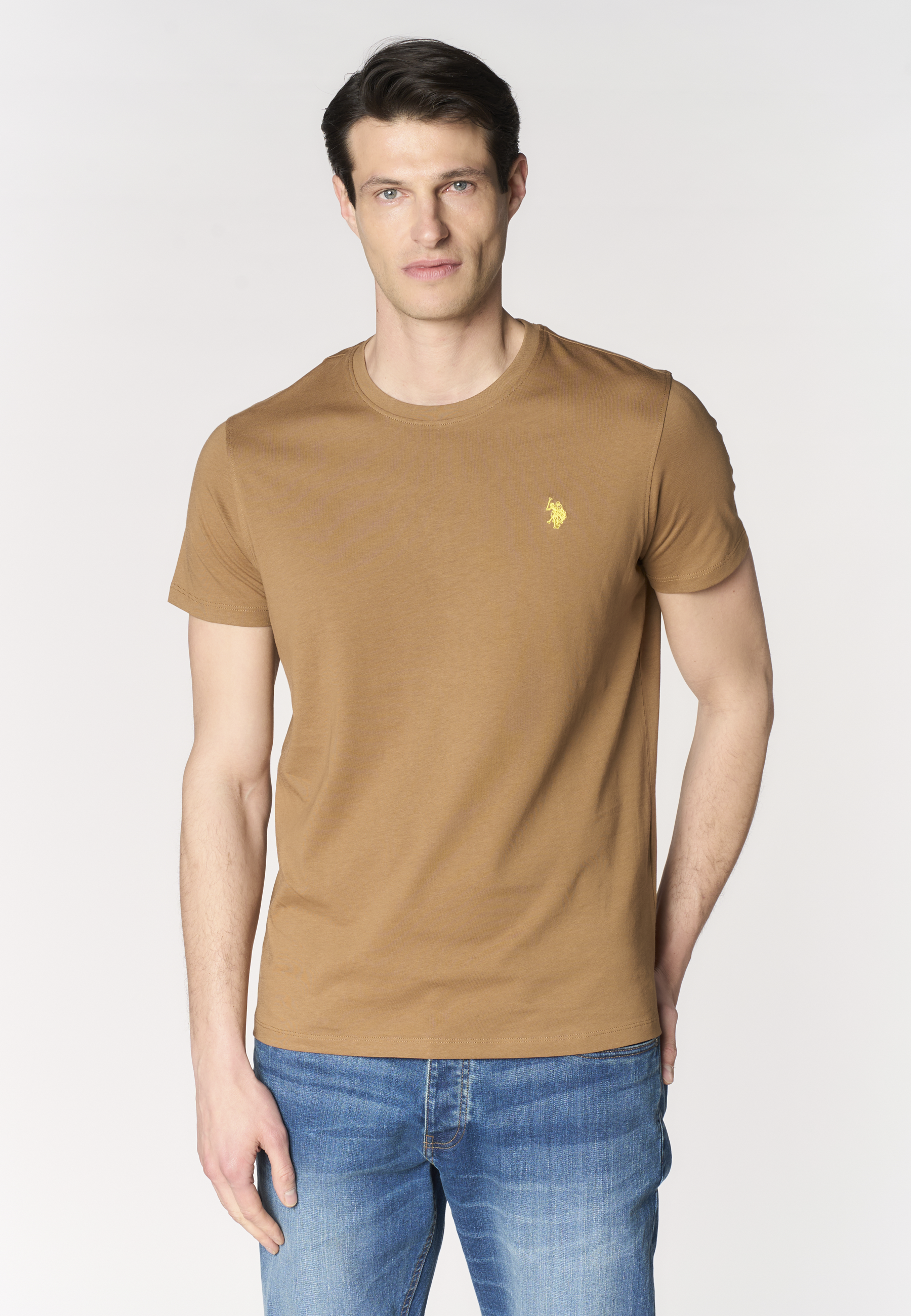 T-shirt girocollo in cotone