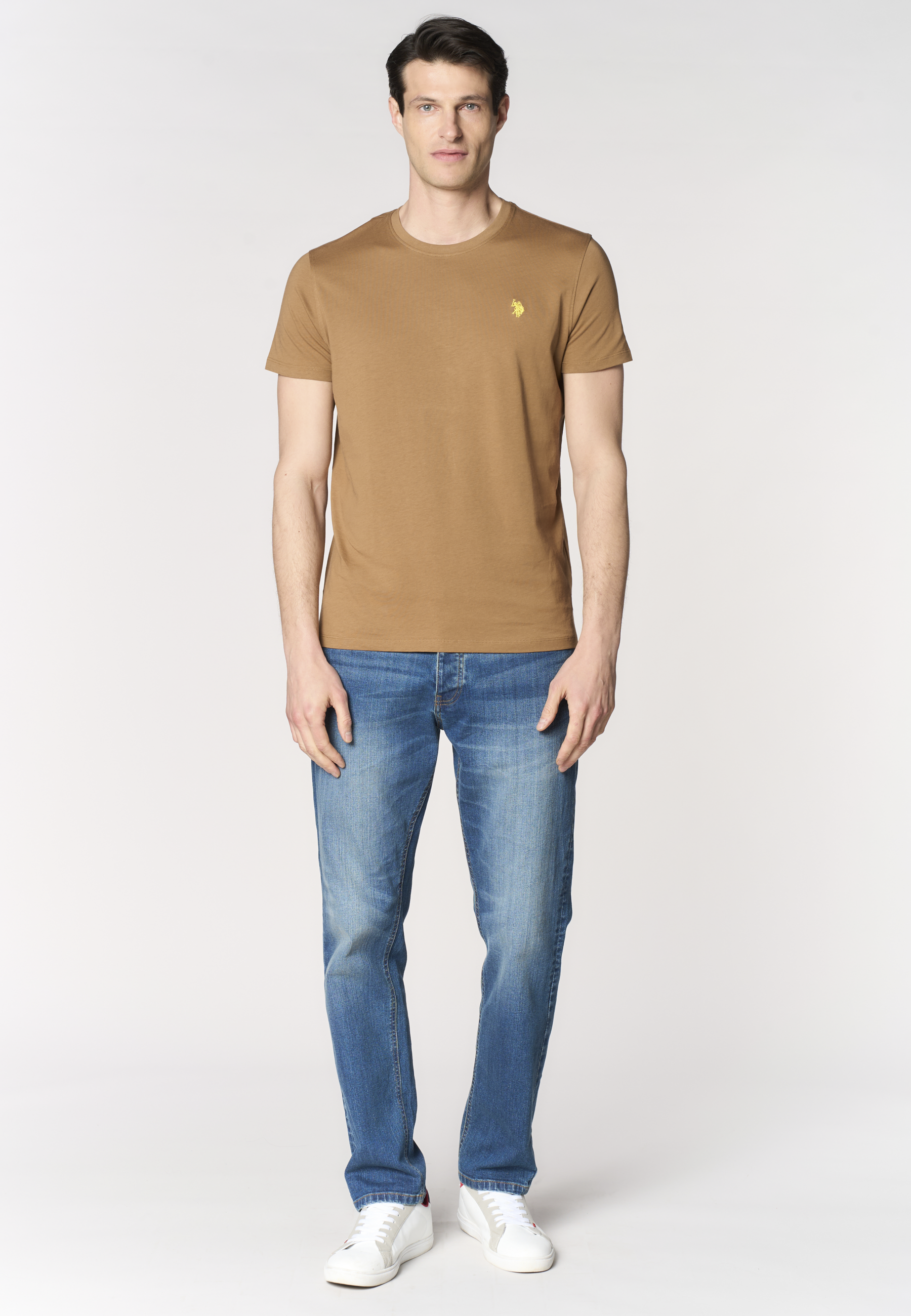 T-shirt girocollo in cotone