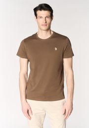 T-shirt girocollo in cotone