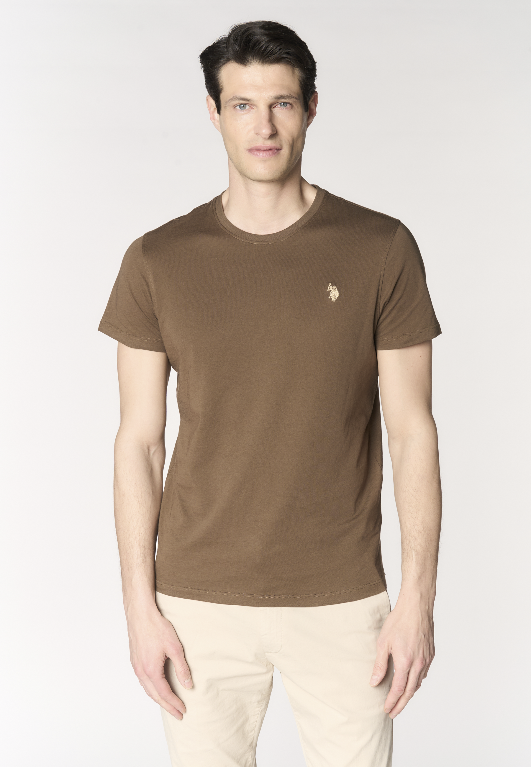 T-shirt girocollo in cotone