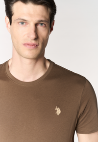 T-shirt girocollo in cotone
