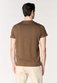 T-shirt girocollo in cotone