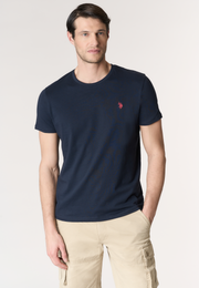T-shirt girocollo in cotone