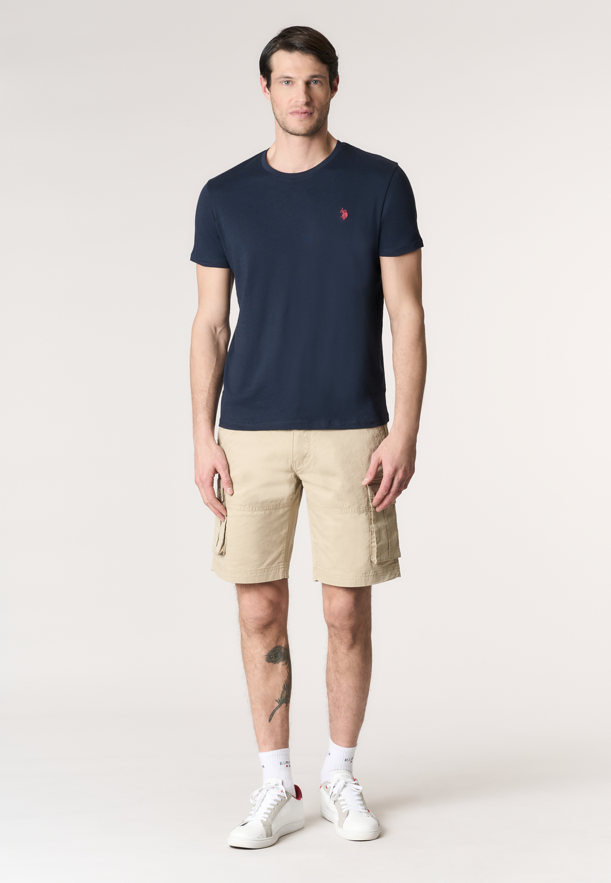 T-shirt girocollo in cotone