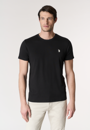 T-shirt girocollo in cotone
