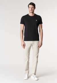 T-shirt girocollo in cotone