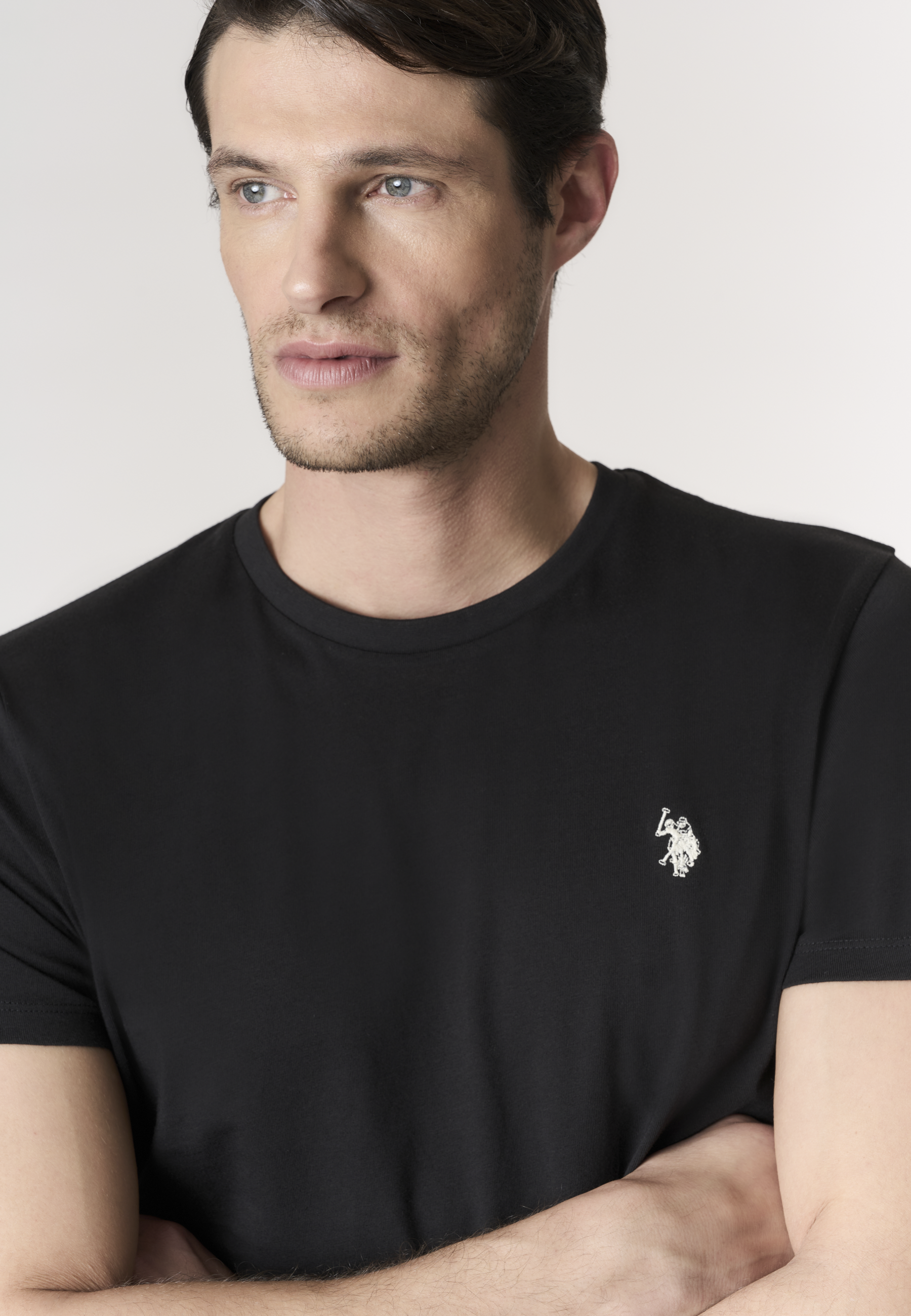 T-shirt girocollo in cotone