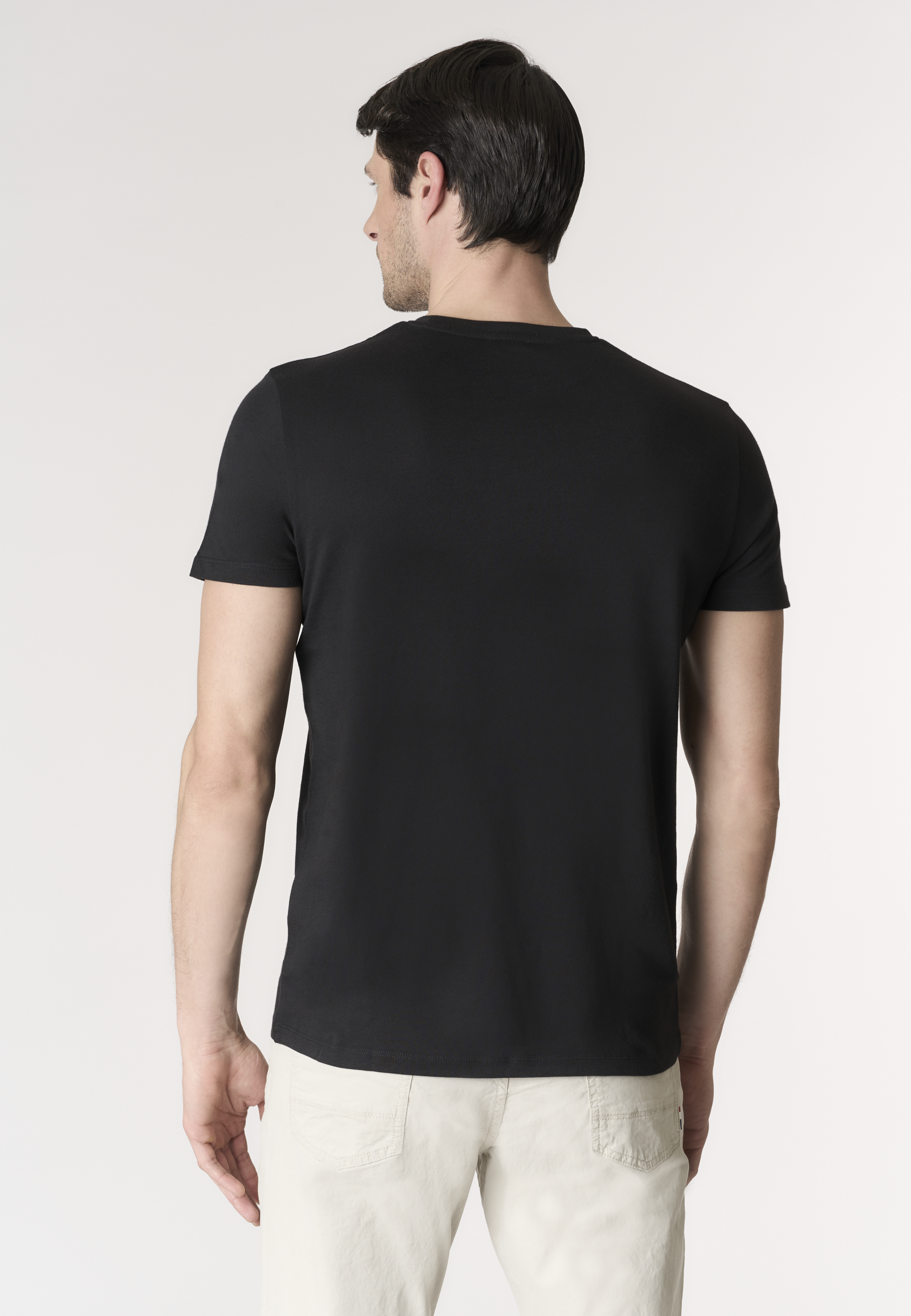 T-shirt girocollo in cotone