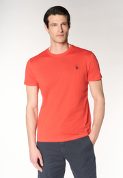 T-shirt girocollo in cotone