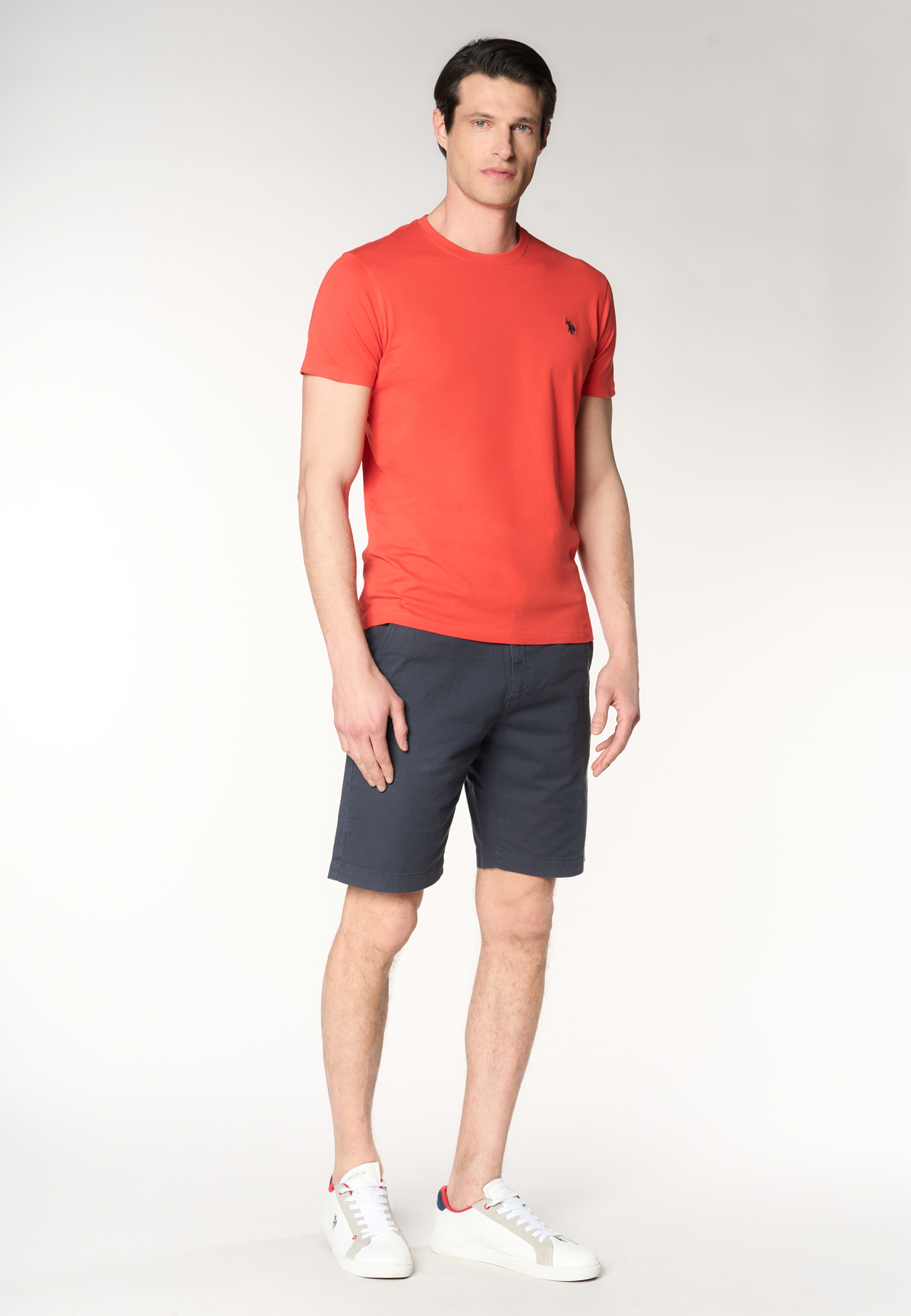 T-shirt girocollo in cotone