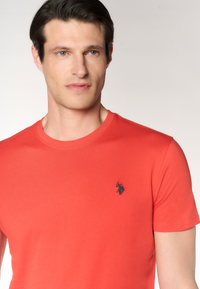 T-shirt girocollo in cotone