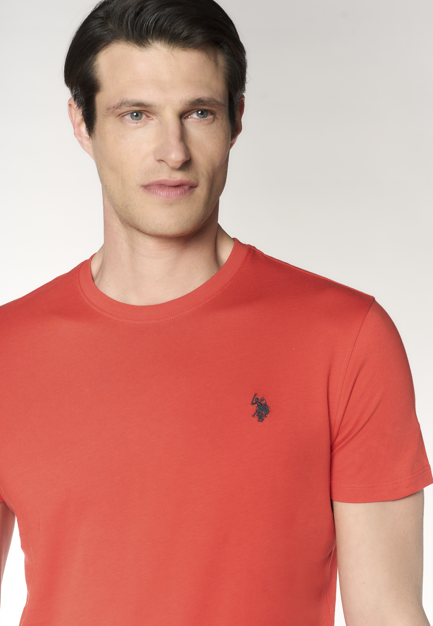 T-shirt girocollo in cotone