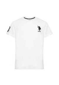 T-shirt da uomo a maniche corte con logo e numero ricamati