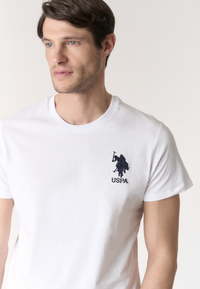 T-shirt da uomo a maniche corte con logo e numero ricamati
