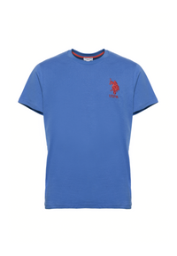 T-shirt da uomo a maniche corte con logo e numero ricamati