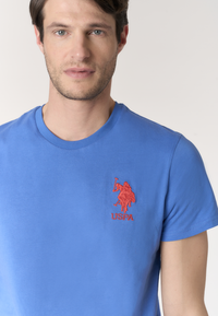 T-shirt da uomo a maniche corte con logo e numero ricamati